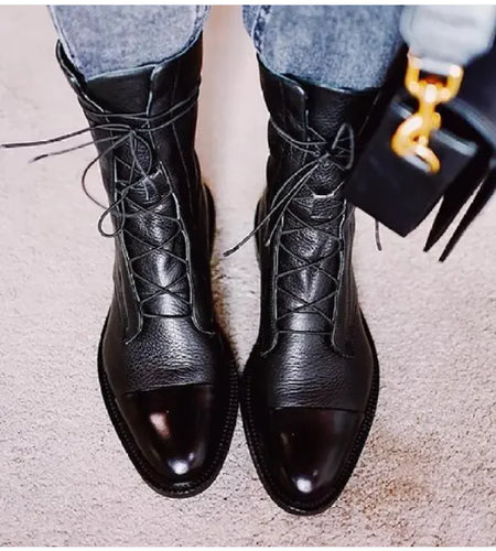 RegalStep Lace-Up Mid Boots