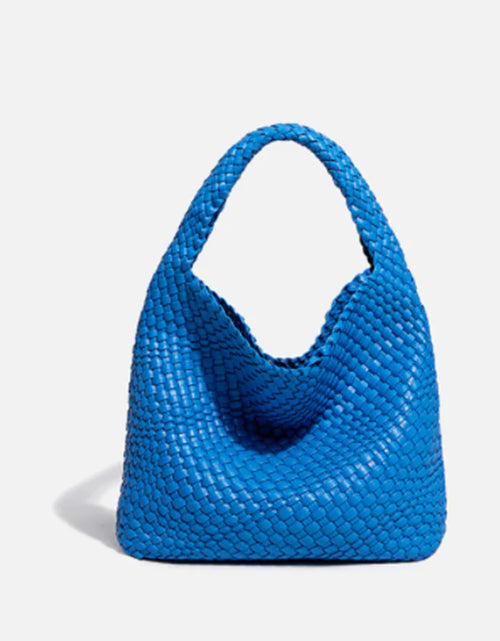 Load image into Gallery viewer, Hand-woven Bucket Soft Leather Bag for Women
