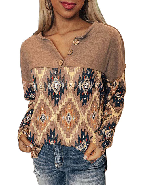 Load image into Gallery viewer, Women&#39;s Clothing Ethnic Style Long Sleeve T-shirt
