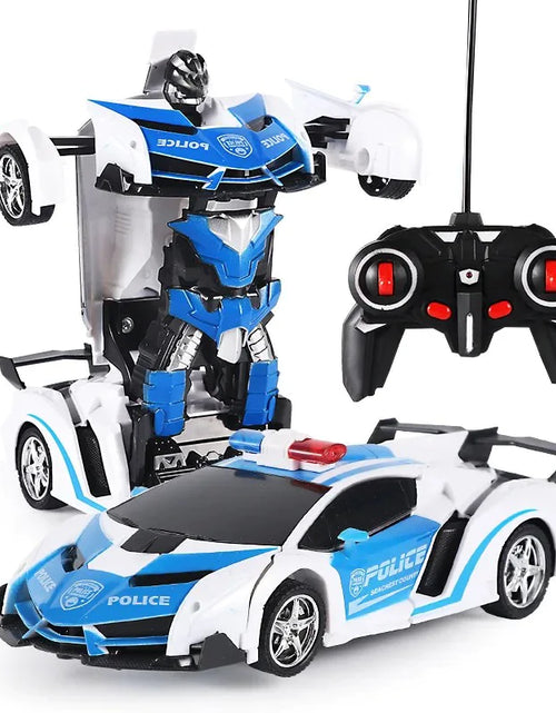 Load image into Gallery viewer, 2in1 Transformer Remote Control Race Car with Rechargeable Battery
