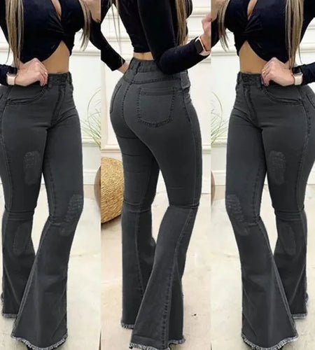 Sexy Slim Flared Trousers