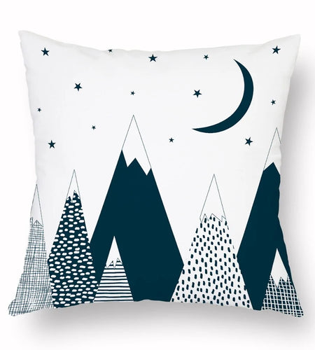 Cartoon Geometry Cushion Cover
