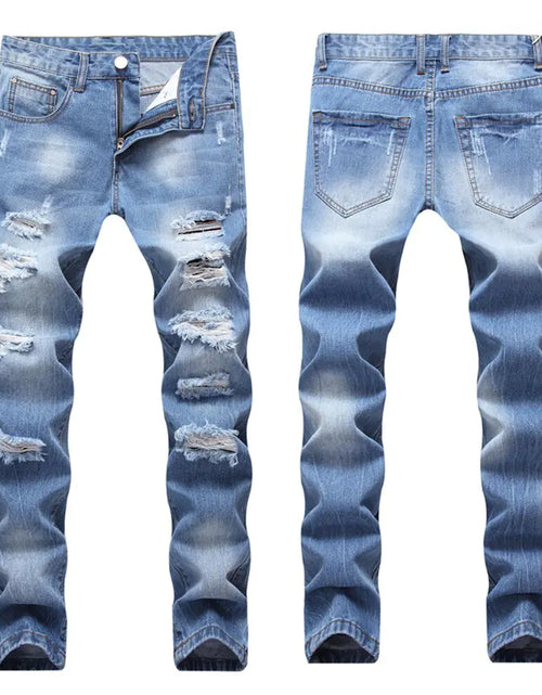 Load image into Gallery viewer, Trendsetter Slim Fit Ripped Jeans
