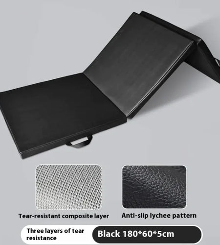 Three Fold Gymnastic Mat Men And Women Training Sit-up Mat Home Non-slip Thick Yoga Exercise Mat