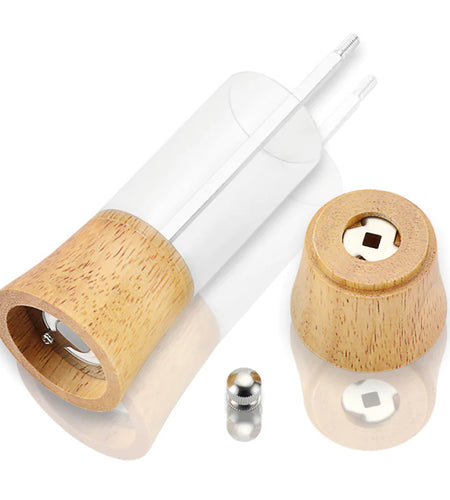 Oak Acrylic Transparent Multipurpose Seasoning Bottle