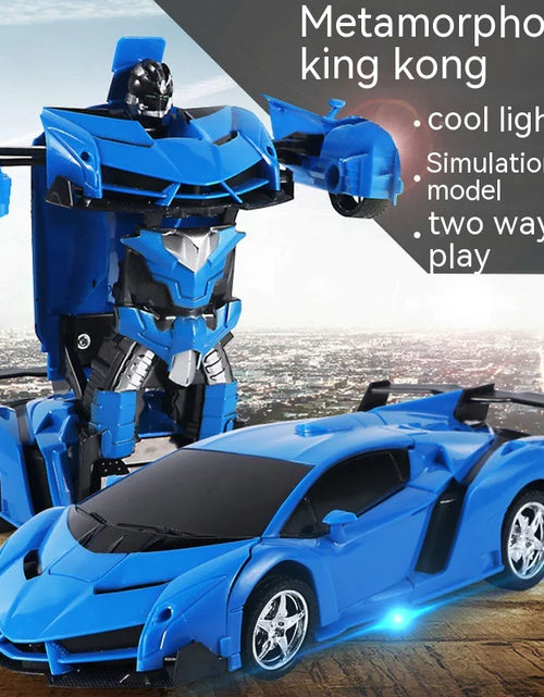 Load image into Gallery viewer, 2in1 Transformer Remote Control Race Car with Rechargeable Battery
