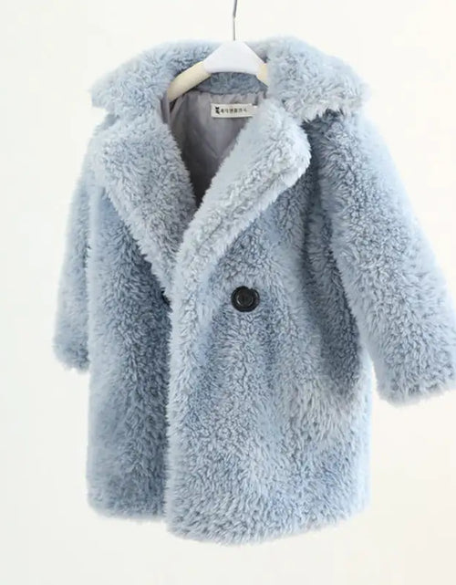 Load image into Gallery viewer, Big Kids Fur Coat In Autumn And Winter Coat
