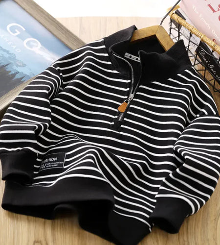 Children Casual Polo Collar Fashion Tops Handsome