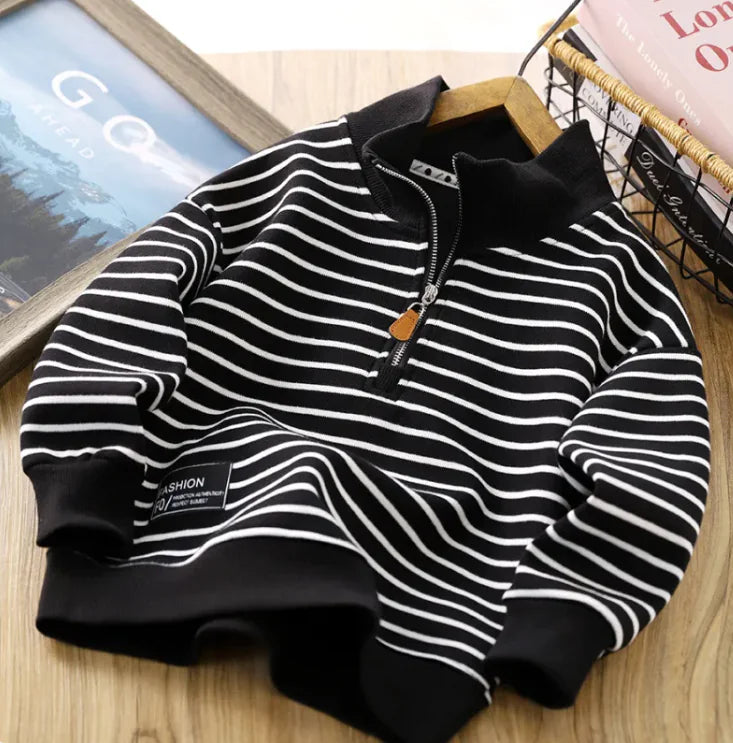 Children Casual Polo Collar Fashion Tops Handsome