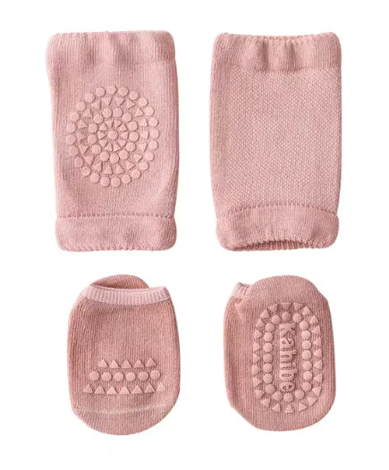 Load image into Gallery viewer, Baby Anti-Fall Knee Pad Crawling Suit – Soft &amp; Protective
