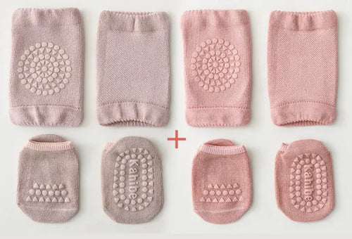 Load image into Gallery viewer, Baby Anti-Fall Knee Pad Crawling Suit – Soft &amp; Protective
