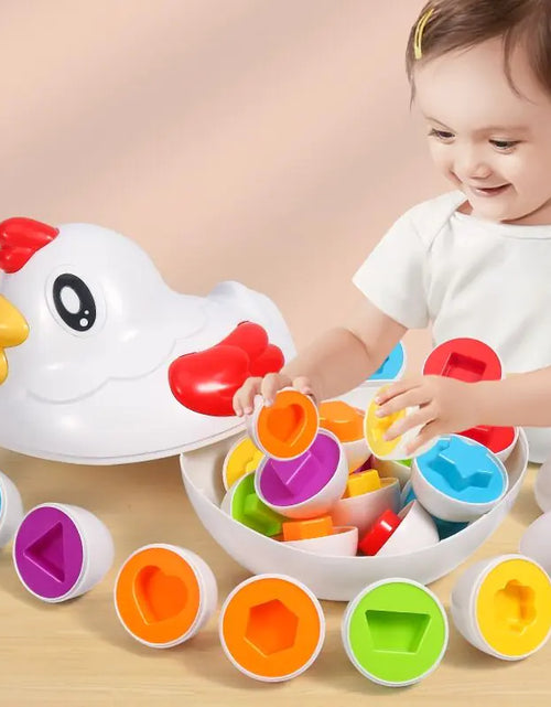 Load image into Gallery viewer, Baby Learning Educational Toy Smart Egg Toy Games Shape Matching Sorters Toys Montessori Eggs Toys For Kids Children 2 3 4 Years
