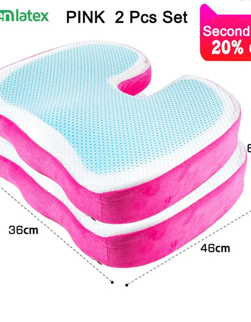 Load image into Gallery viewer, U Shape Silicone Gel Cushion Memory Foam Pillow
