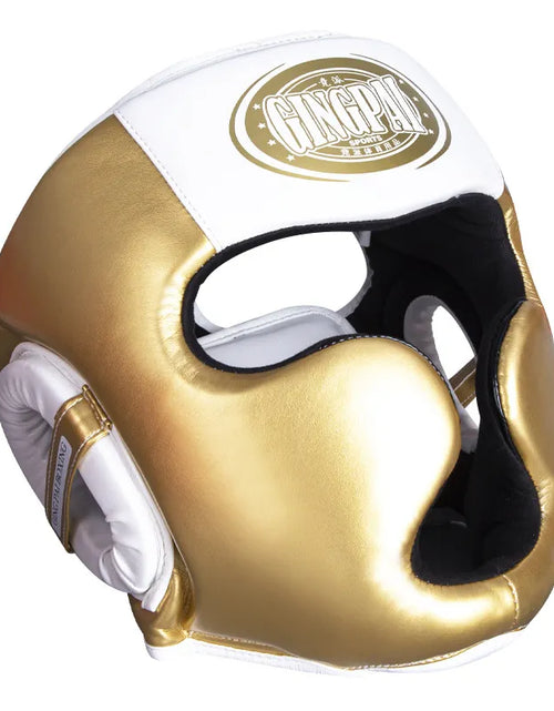 Load image into Gallery viewer, Closed Head Protection Nose Bridge Boxing Fighting Helmet Full Surrounding Training Protector Free Fighting Mask Head Gear
