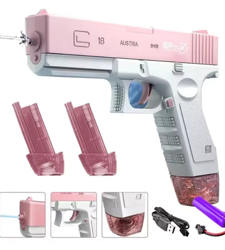 43cm Summer Beach Electric Toy Gun – Portable and Fun for Kids