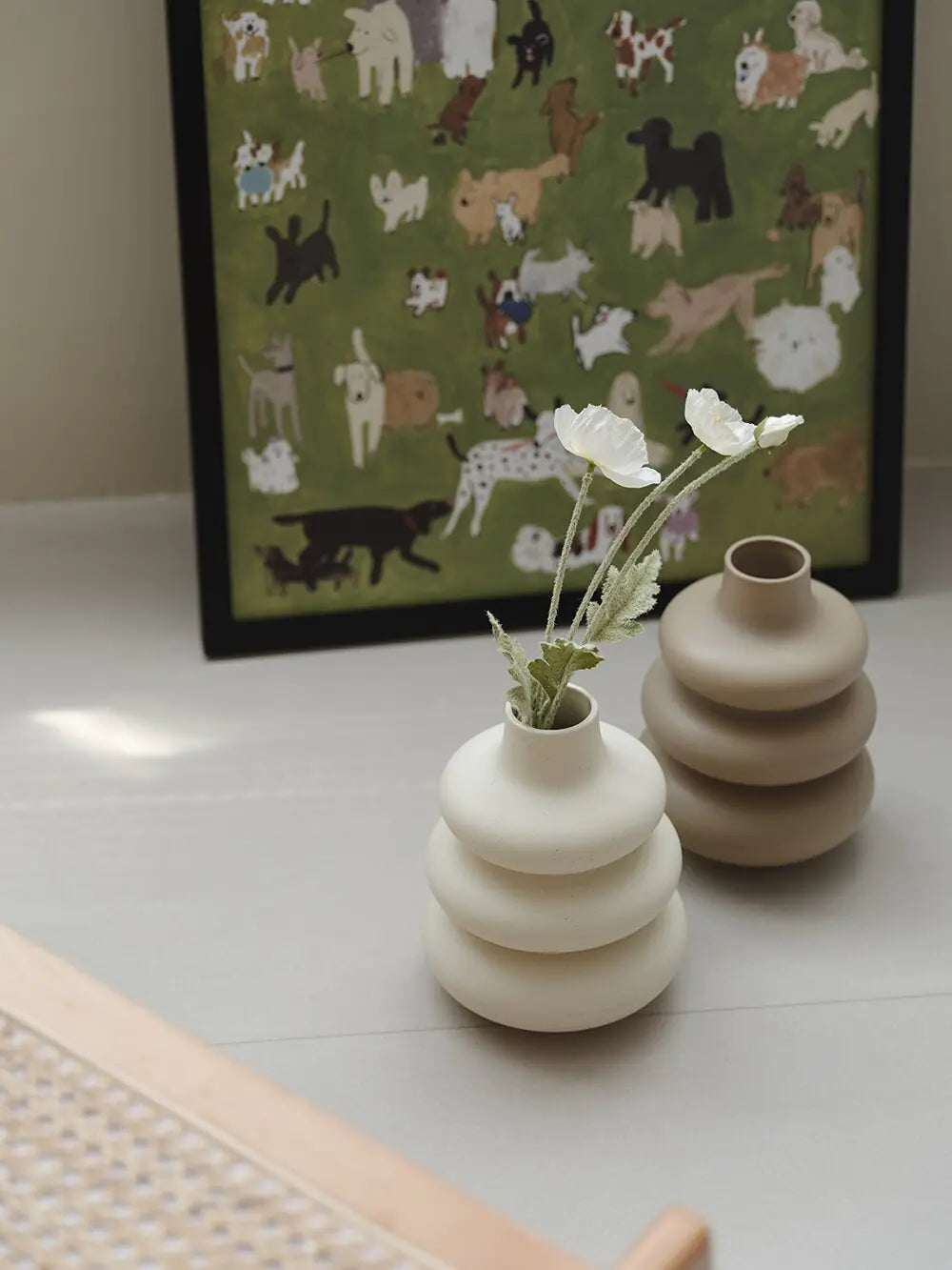 Elegant Round Ceramic Vase