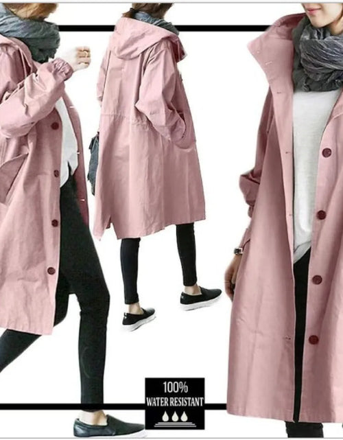 Load image into Gallery viewer, Oversized Women's Korean Style Slim Windbreaker

