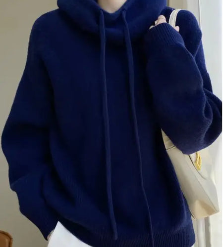 Hooded Knitted Sweater