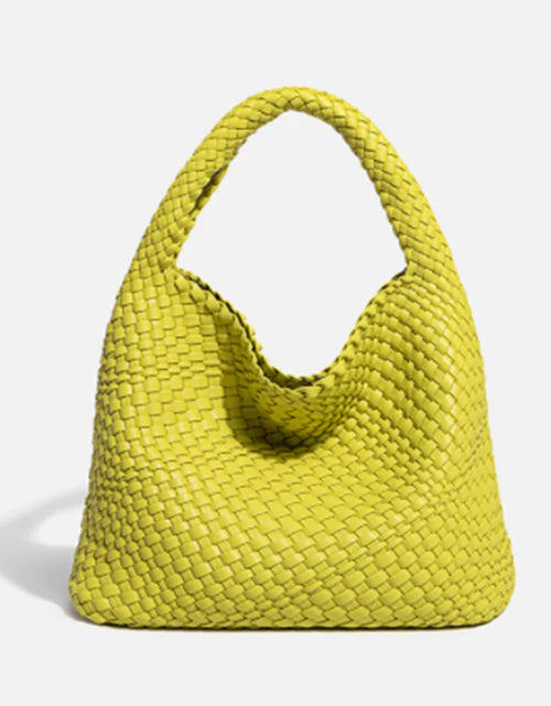 Load image into Gallery viewer, Hand-woven Bucket Soft Leather Bag for Women
