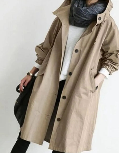 Load image into Gallery viewer, Oversized Women's Korean Style Slim Windbreaker
