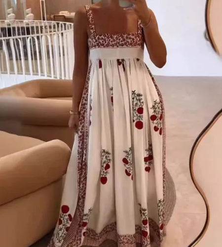 High-Waist Swing Dress