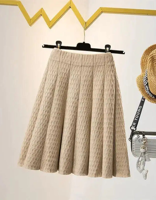 Load image into Gallery viewer, High Waist Knitted Skirt
