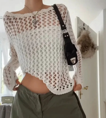 Hollow Out Long Knit