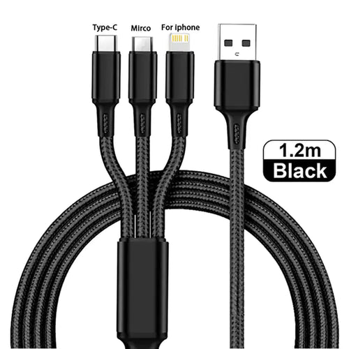 Load image into Gallery viewer, 3 in 1 Type C USB Cable
