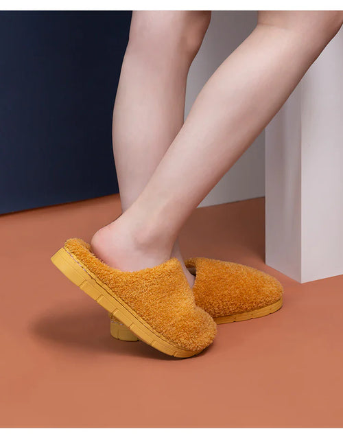 Load image into Gallery viewer, BASIC Fur Indoor Non Slip Slippers
