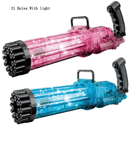 Large Gatling Bubble Gun Kids Toys