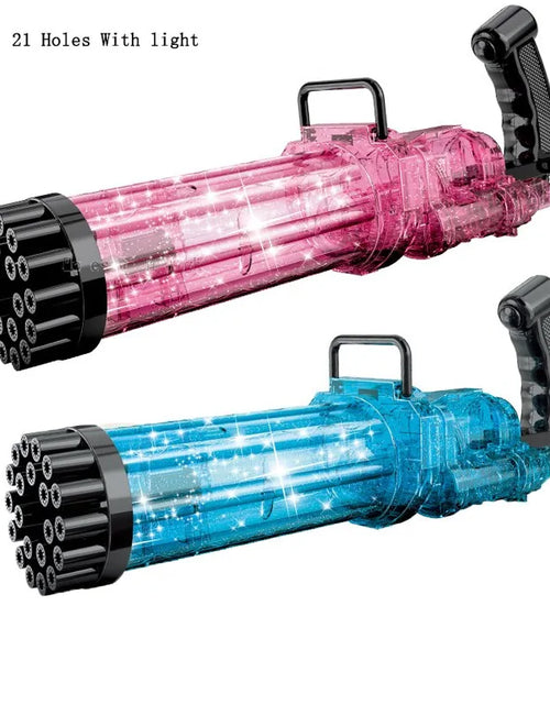 Load image into Gallery viewer, Large Gatling Bubble Gun Kids Toys
