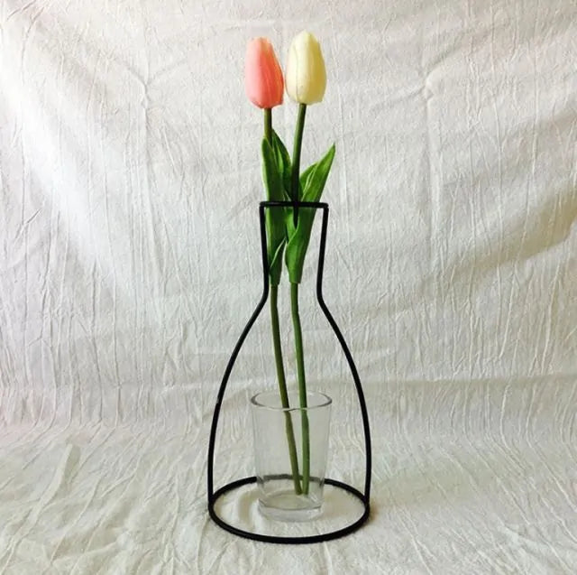 Iron Vase Rack