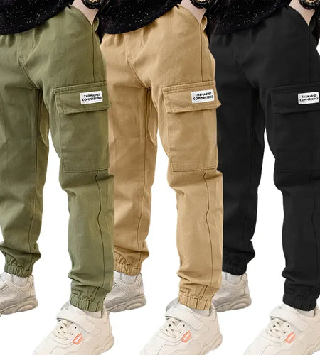 Boys Cargo Pants Spring Autumn