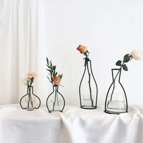 Iron Vase Rack