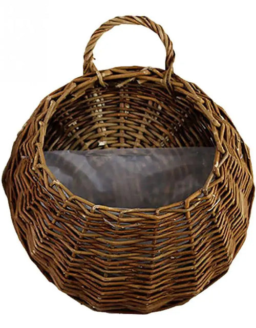 Load image into Gallery viewer, Handmade Wicker Rattan Flower Basket
