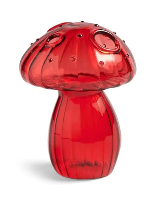 Load image into Gallery viewer, Mushroom Glass Flower Vase
