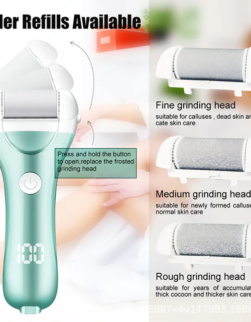 Load image into Gallery viewer, Rechargeable Electric Foot File for Callus Removal
