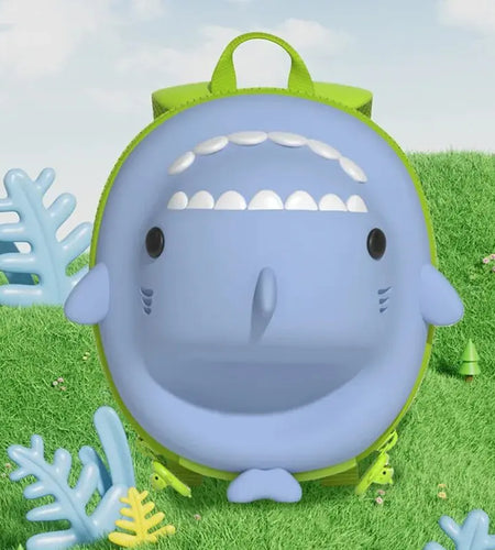 3D Shark Toddler Kindergarten School Bags