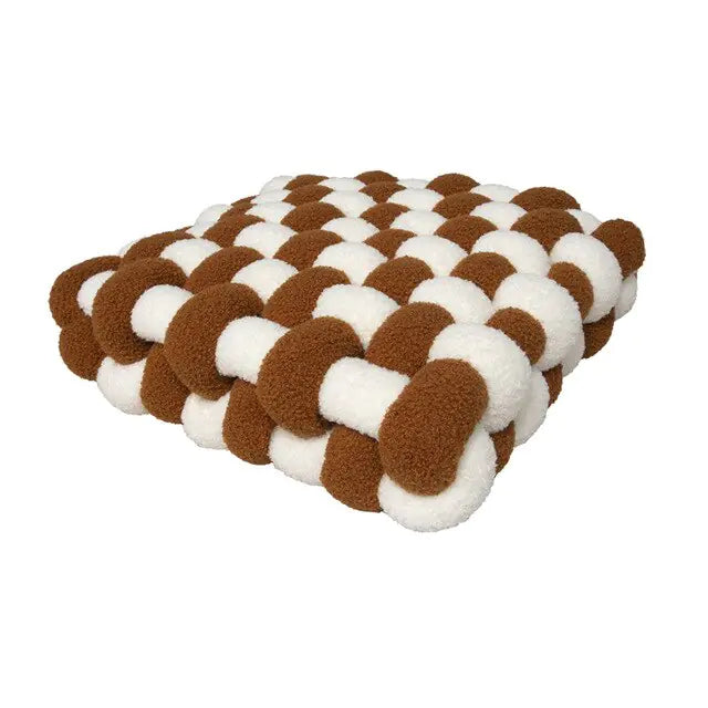 Bubble Kiss Soft Plush Knot Seat Cushion