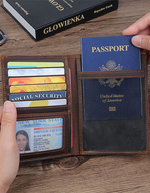 Load image into Gallery viewer, Multifunctional Wallet Passport Holder
