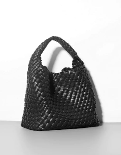 Load image into Gallery viewer, Hand-woven Bucket Soft Leather Bag for Women
