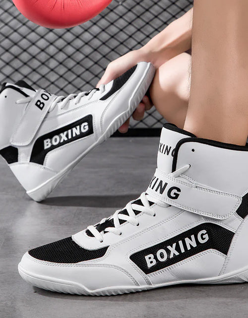 Load image into Gallery viewer, Boxing &amp; WrestleWear High-Top Sneakers
