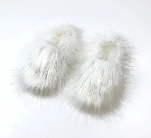 Load image into Gallery viewer, Sheep Long Hair Woolen Slipper
