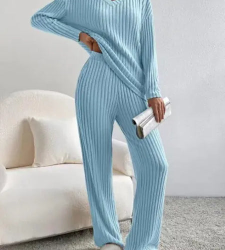 Knitted Two Piece Set Outfit