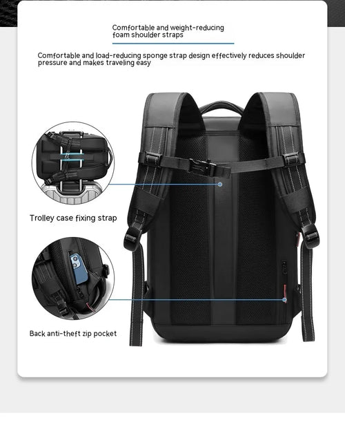 Load image into Gallery viewer, Multifunction Computer Bag Vacuum Compression Travel Backpack
