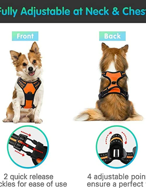 Load image into Gallery viewer, Chest And Back Breathable Reflective Dog Vest
