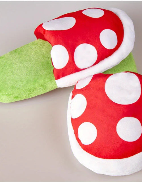 Load image into Gallery viewer, Mushroom Plush Slippers for Kids
