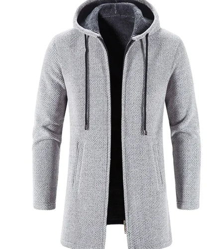 Men's All-Season Fleece-Lined Trend Cardigan – Versatile and Stylish