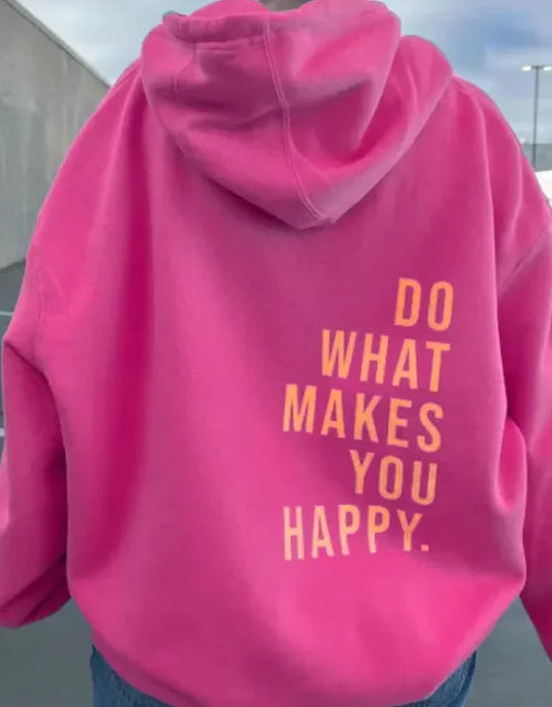 Load image into Gallery viewer, Happy Print Sport Hoodie
