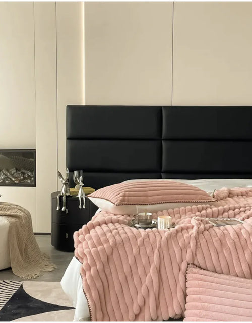 Load image into Gallery viewer, Nordic Luxe Plush Rabbit Fur Blanket
